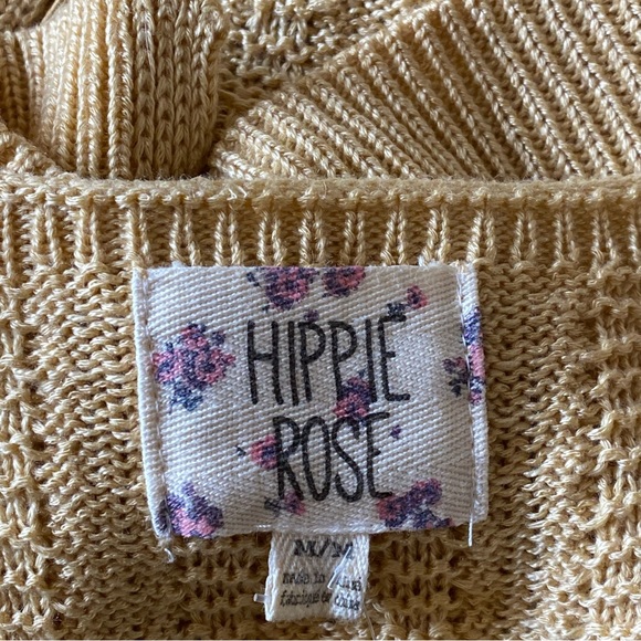 Hippie Rose harvest gold sleeveless knit top - Picture 6 of 7